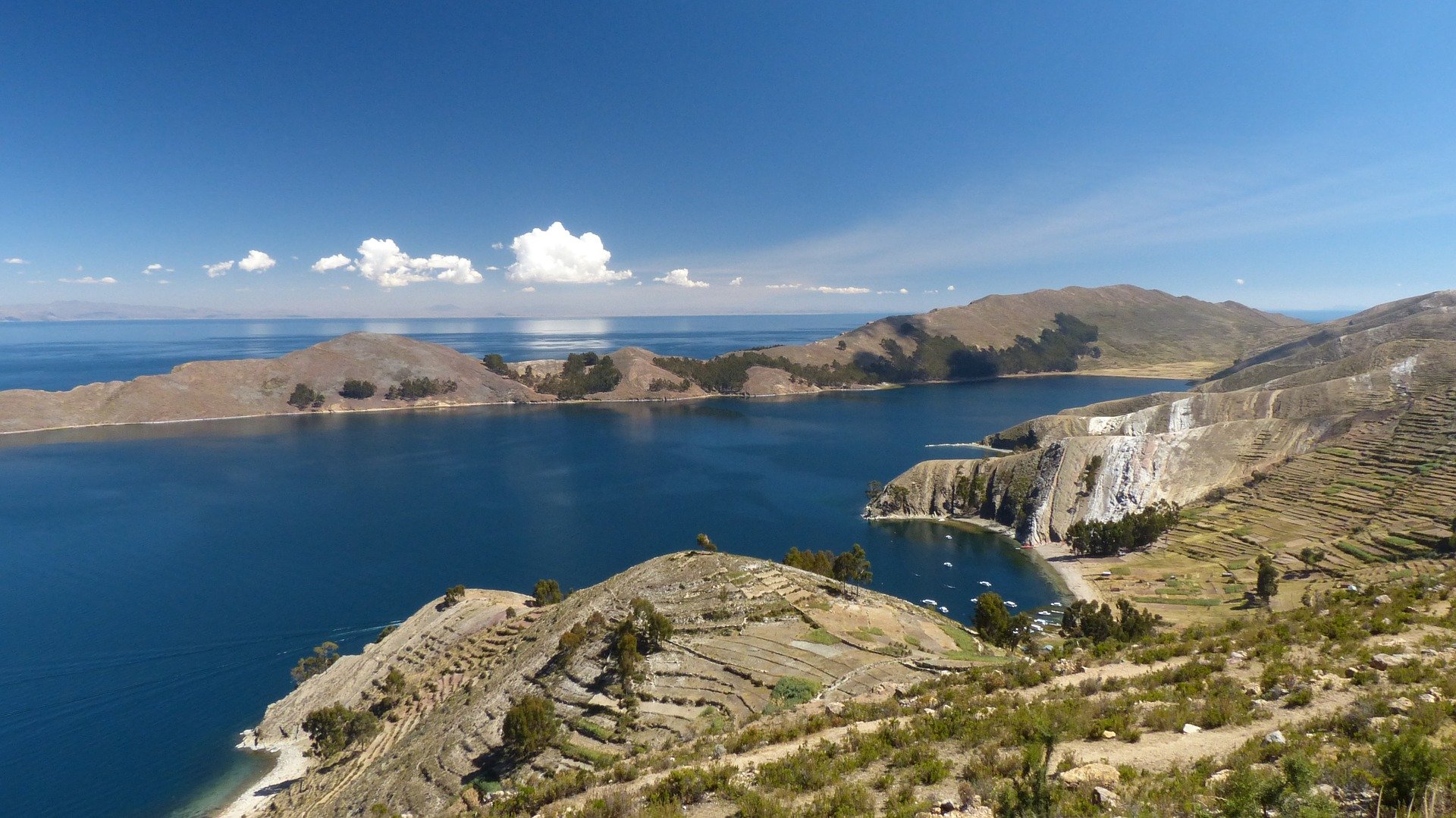 lac Titicaca en Bolivie